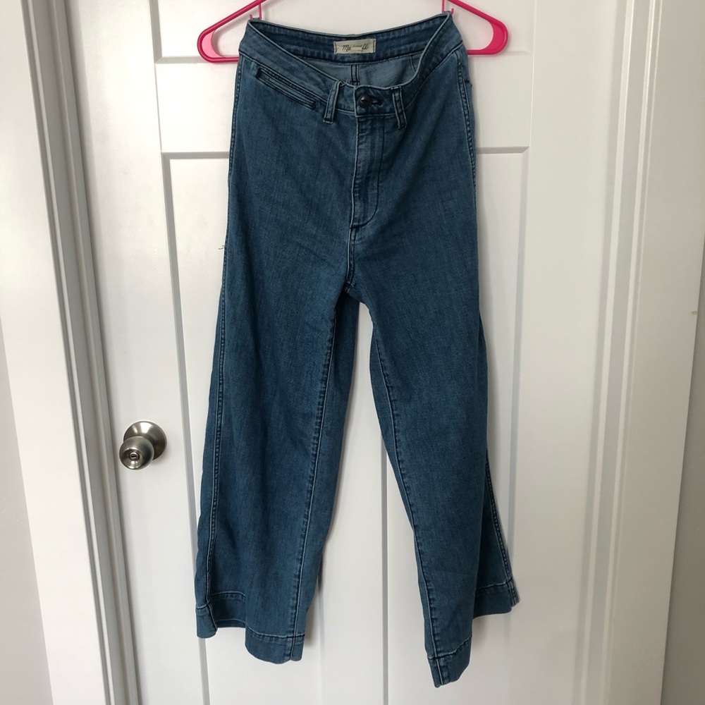 Beautiful vintage looking Madewell wide leg jeans